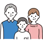 Family Of 3 Upper Body SVG Icon